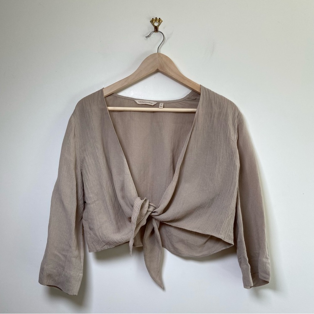 Soft Surroundings Wrap Top